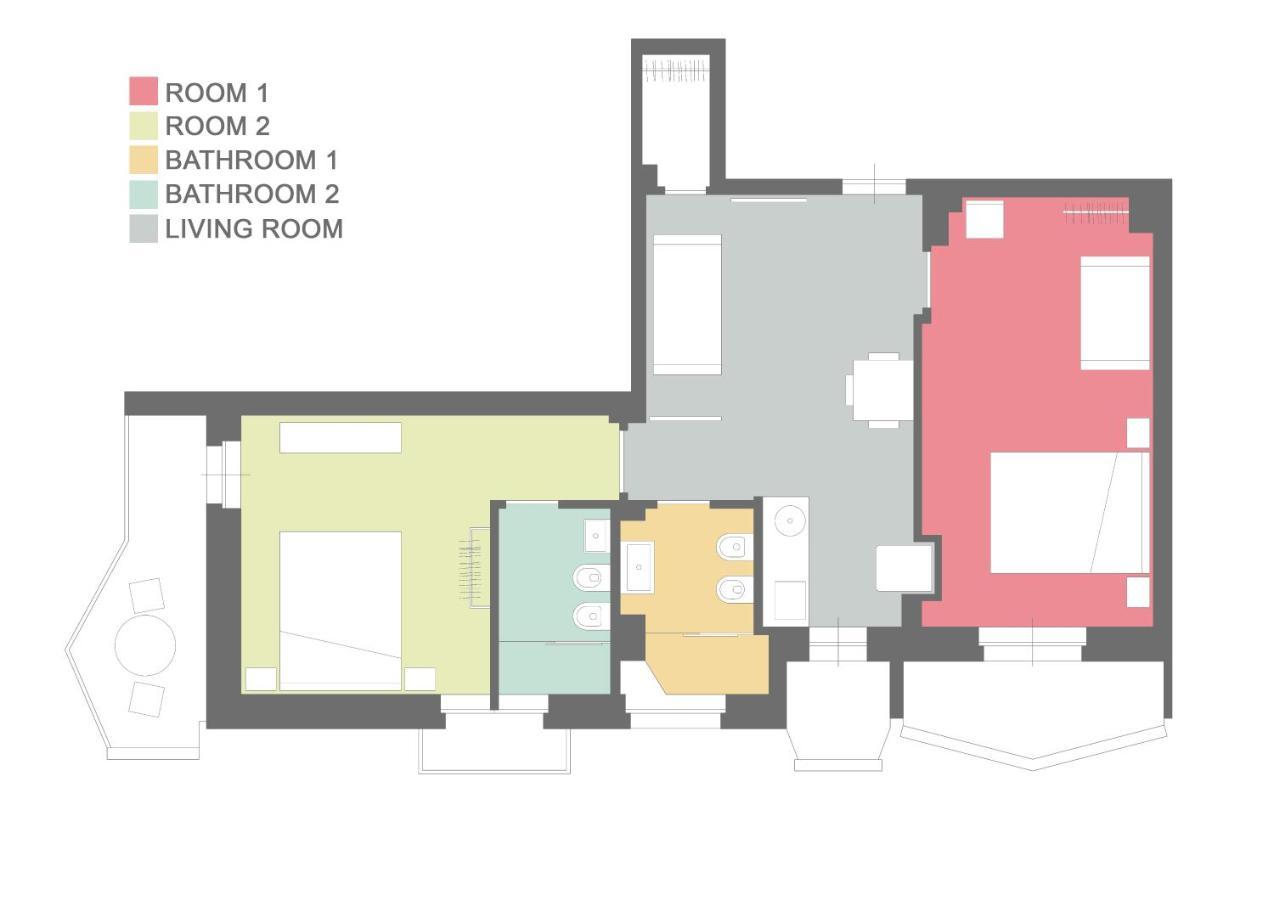 Vintage Cipro Apartment 로마 외부 사진